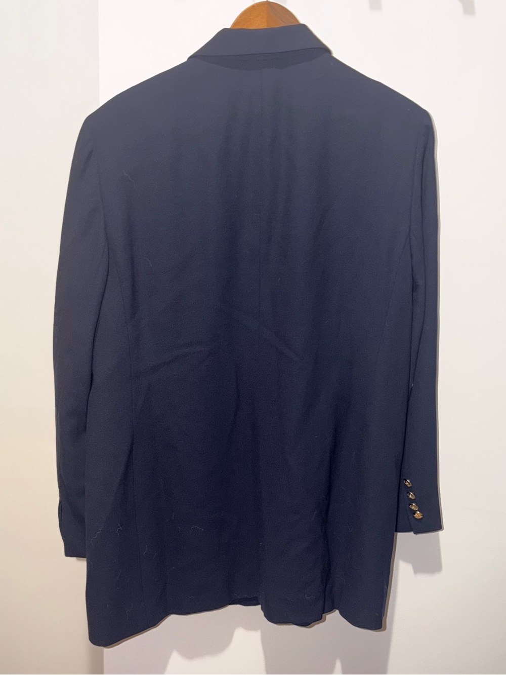 Lauren Ralph Lauren Women’s Navy Wool Blazer - Picture 6 of 8